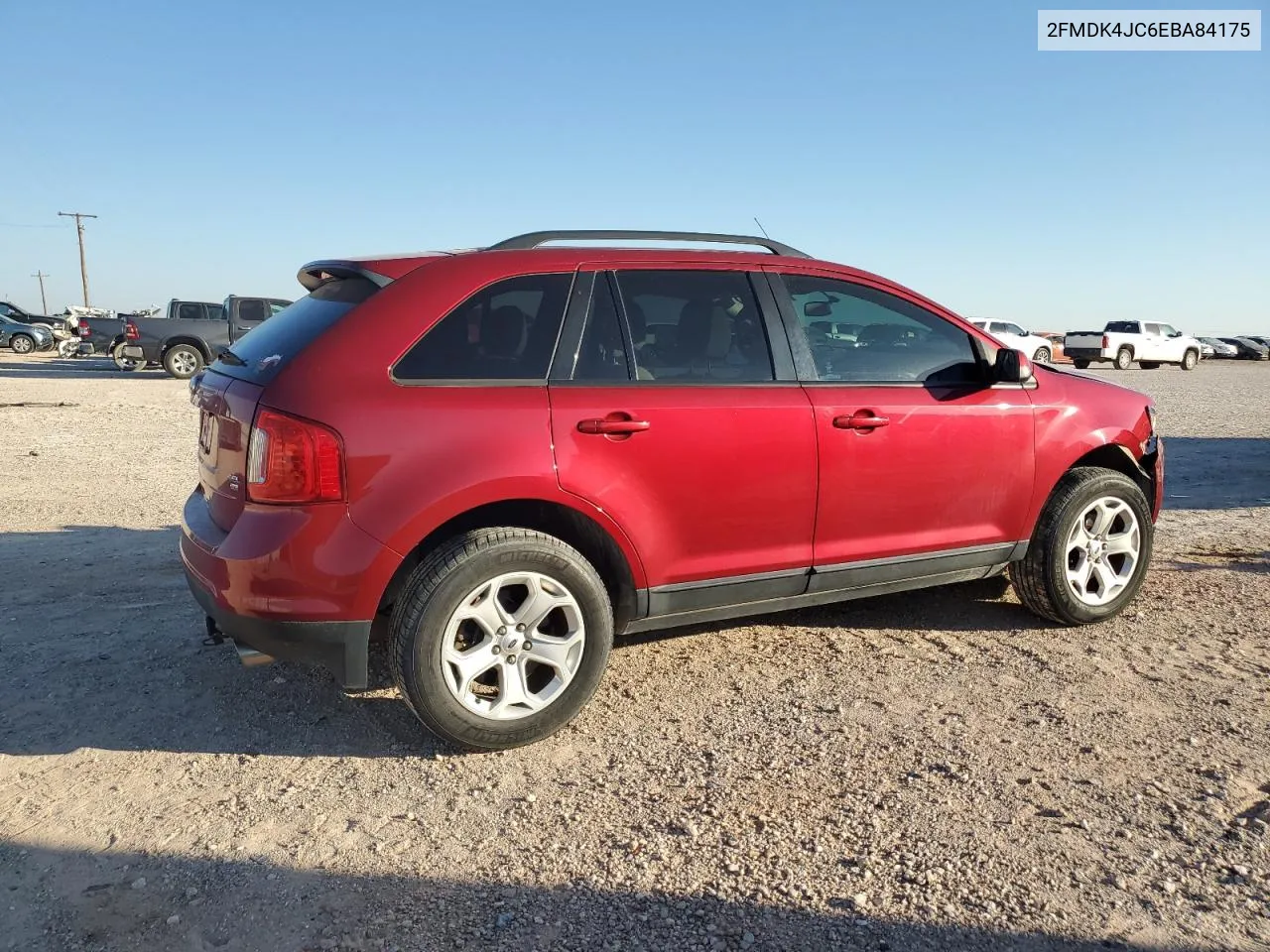 2014 Ford Edge Sel VIN: 2FMDK4JC6EBA84175 Lot: 75018244