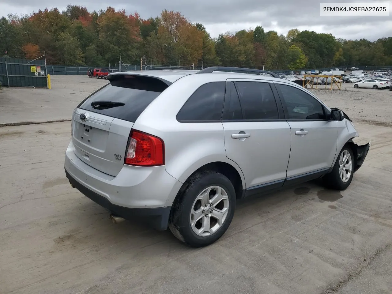 2014 Ford Edge Sel VIN: 2FMDK4JC9EBA22625 Lot: 75315774