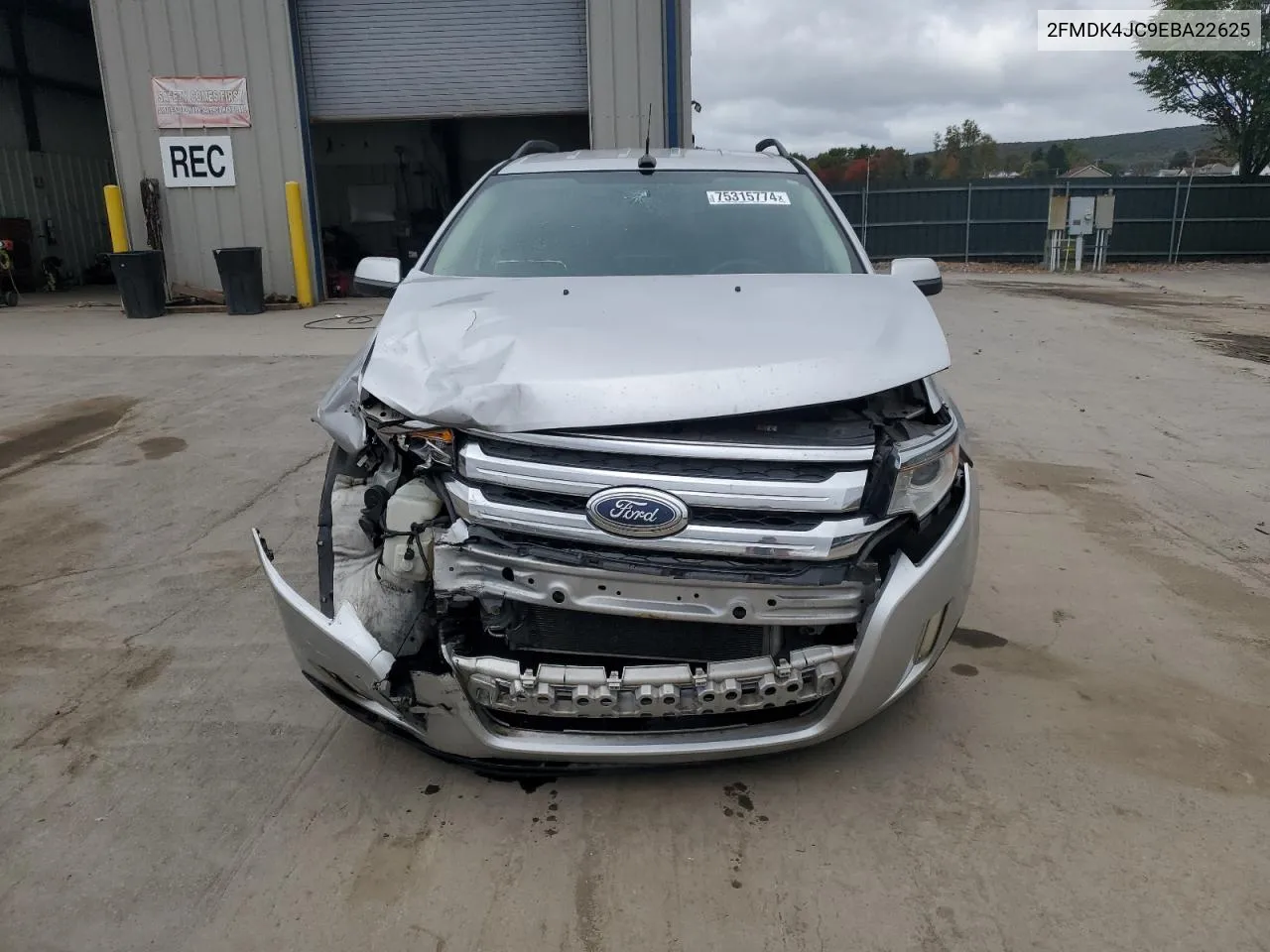 2014 Ford Edge Sel VIN: 2FMDK4JC9EBA22625 Lot: 75315774