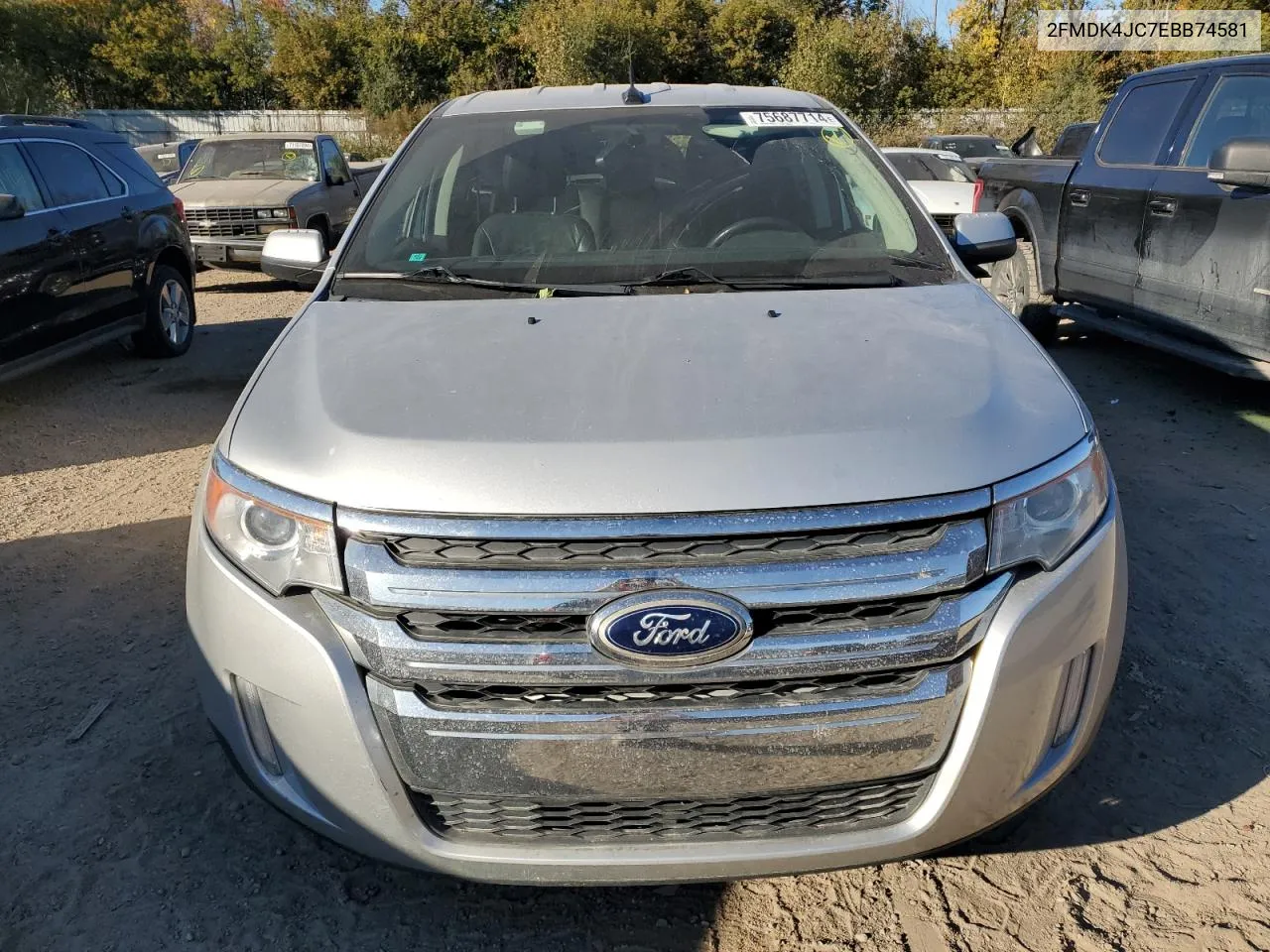 2014 Ford Edge Sel VIN: 2FMDK4JC7EBB74581 Lot: 75687714