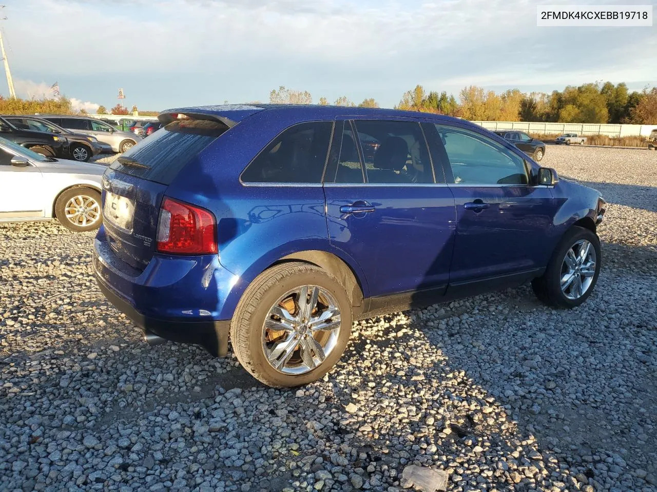 2014 Ford Edge Limited VIN: 2FMDK4KCXEBB19718 Lot: 75884144