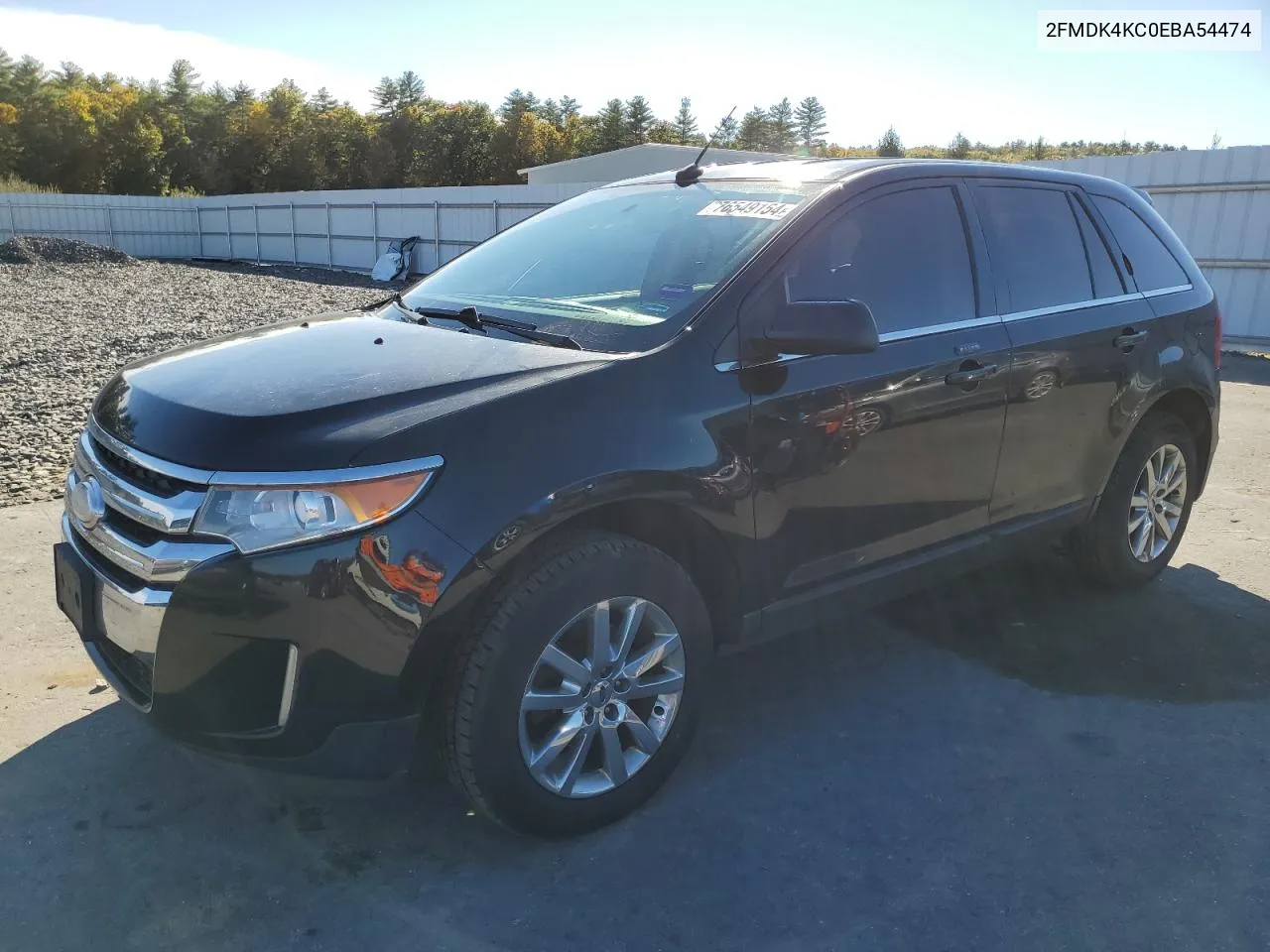 2014 Ford Edge Limited VIN: 2FMDK4KC0EBA54474 Lot: 76549154