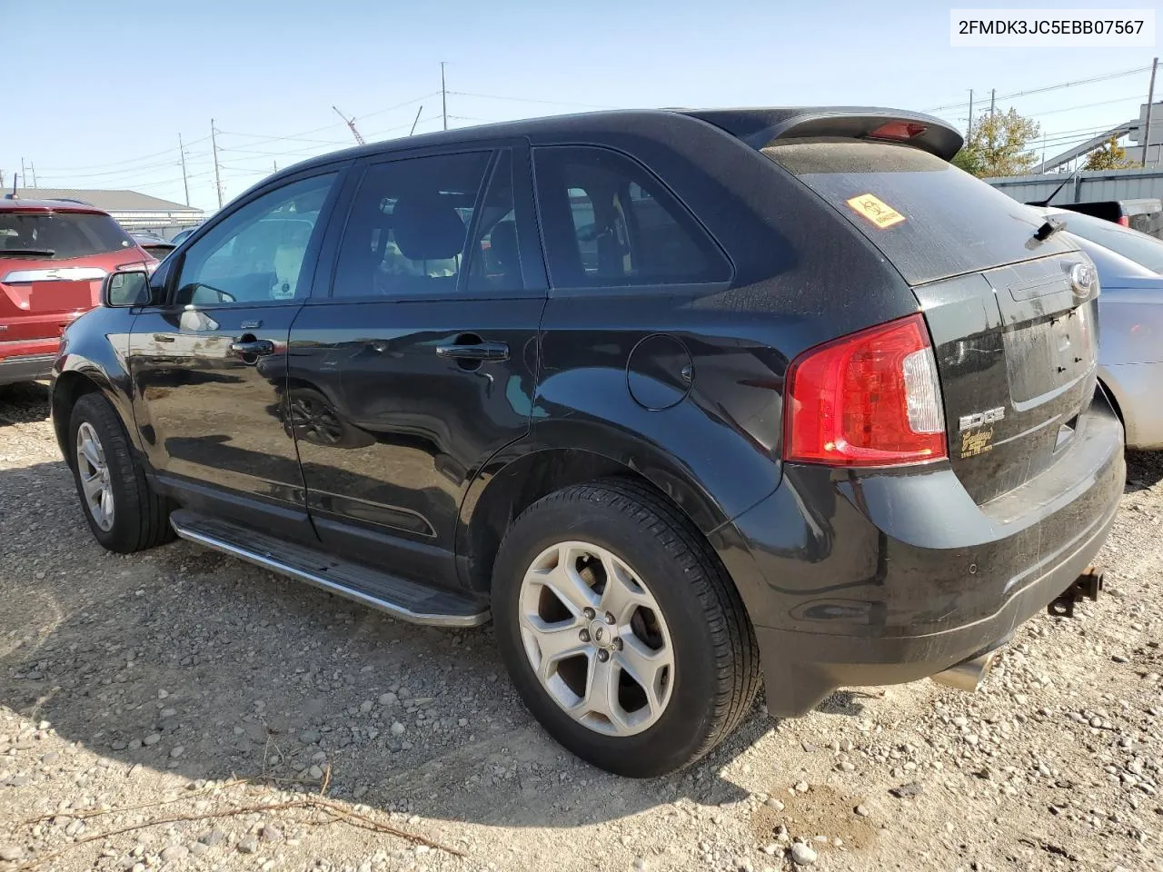 2014 Ford Edge Sel VIN: 2FMDK3JC5EBB07567 Lot: 76702354