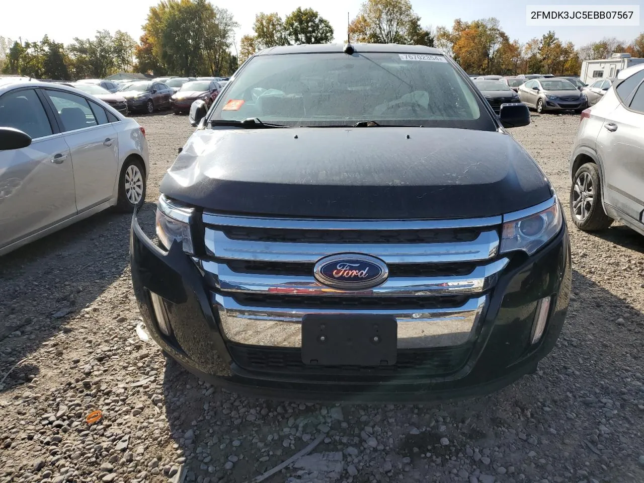 2014 Ford Edge Sel VIN: 2FMDK3JC5EBB07567 Lot: 76702354