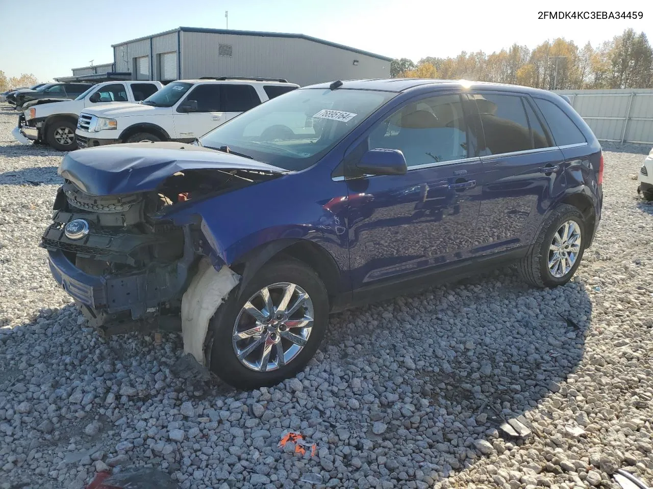 2014 Ford Edge Limited VIN: 2FMDK4KC3EBA34459 Lot: 76895164