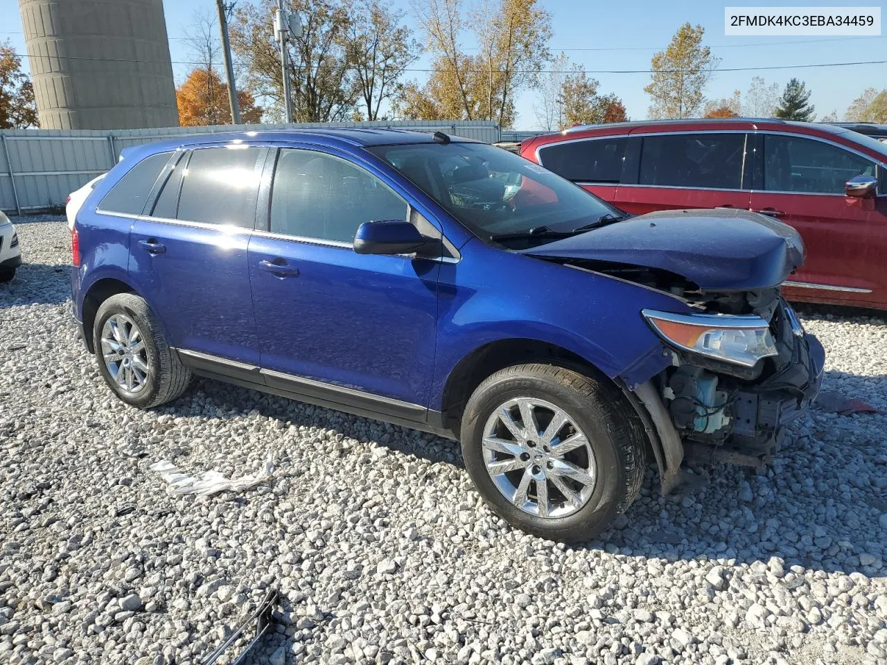 2014 Ford Edge Limited VIN: 2FMDK4KC3EBA34459 Lot: 76895164