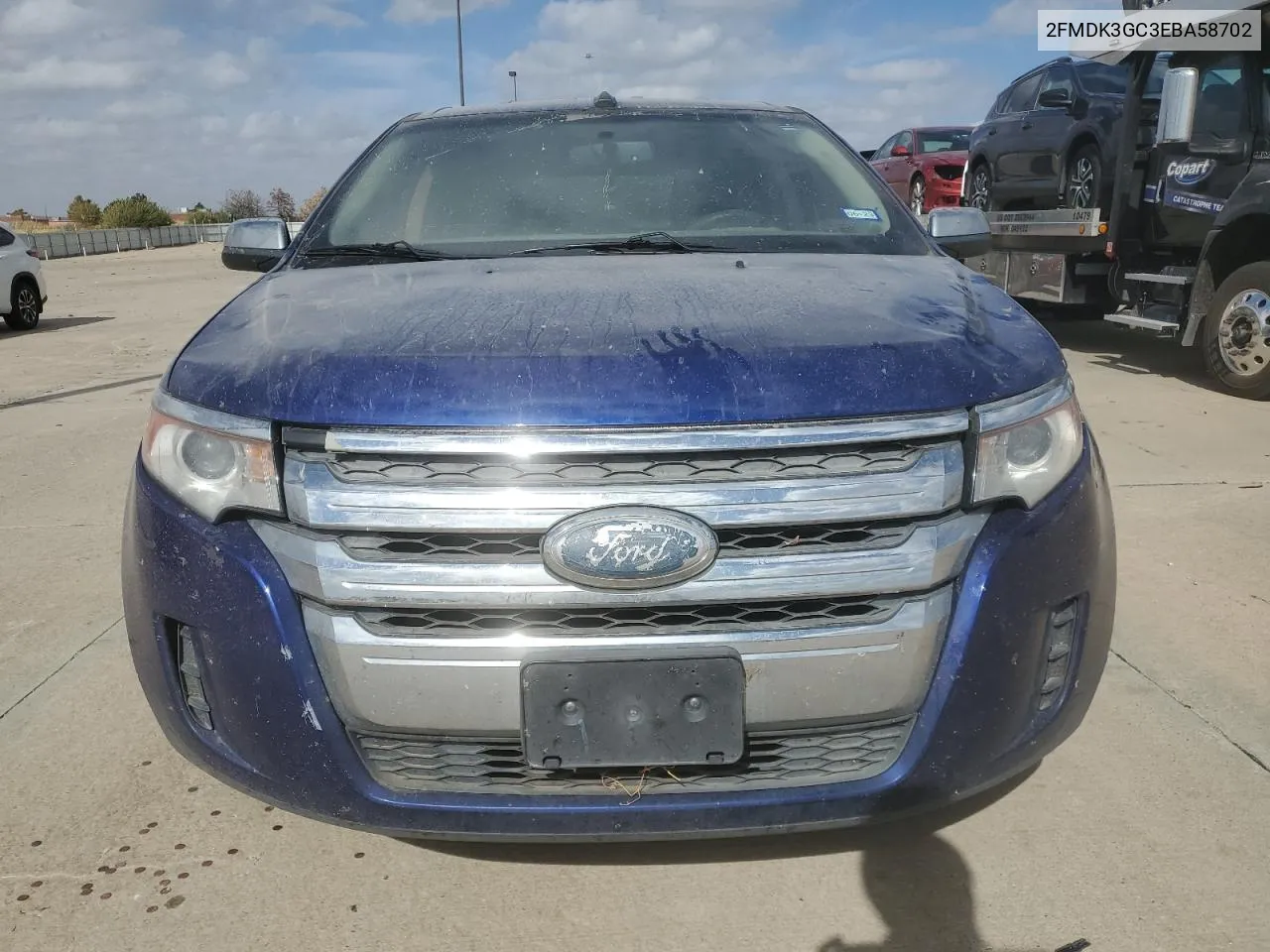 2014 Ford Edge Se VIN: 2FMDK3GC3EBA58702 Lot: 77542364