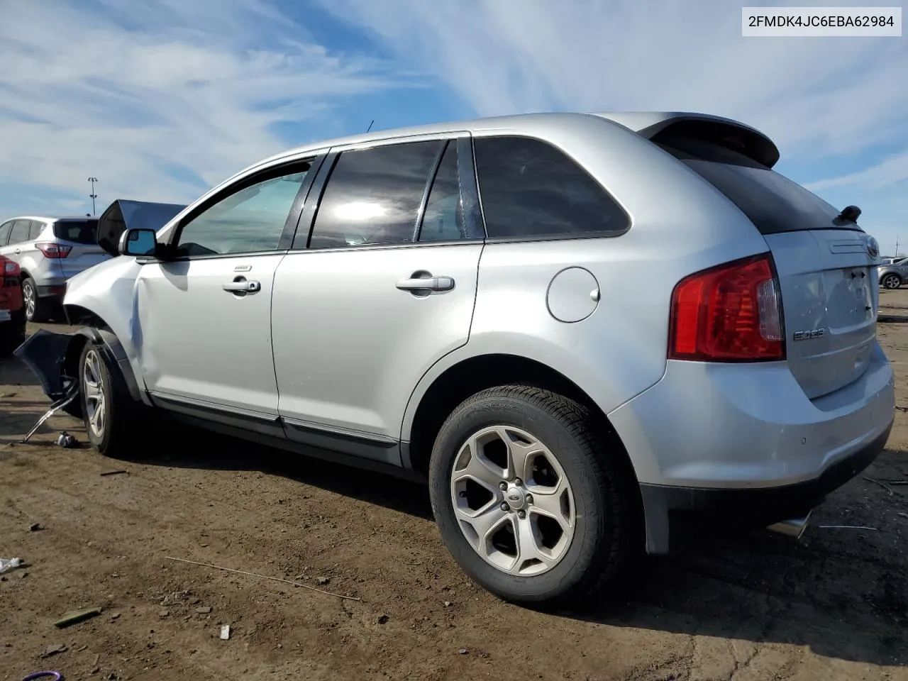 2014 Ford Edge Sel VIN: 2FMDK4JC6EBA62984 Lot: 77630864