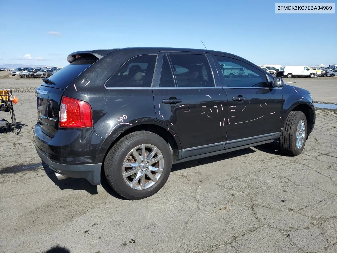 2014 Ford Edge Limited VIN: 2FMDK3KC7EBA34989 Lot: 78459144