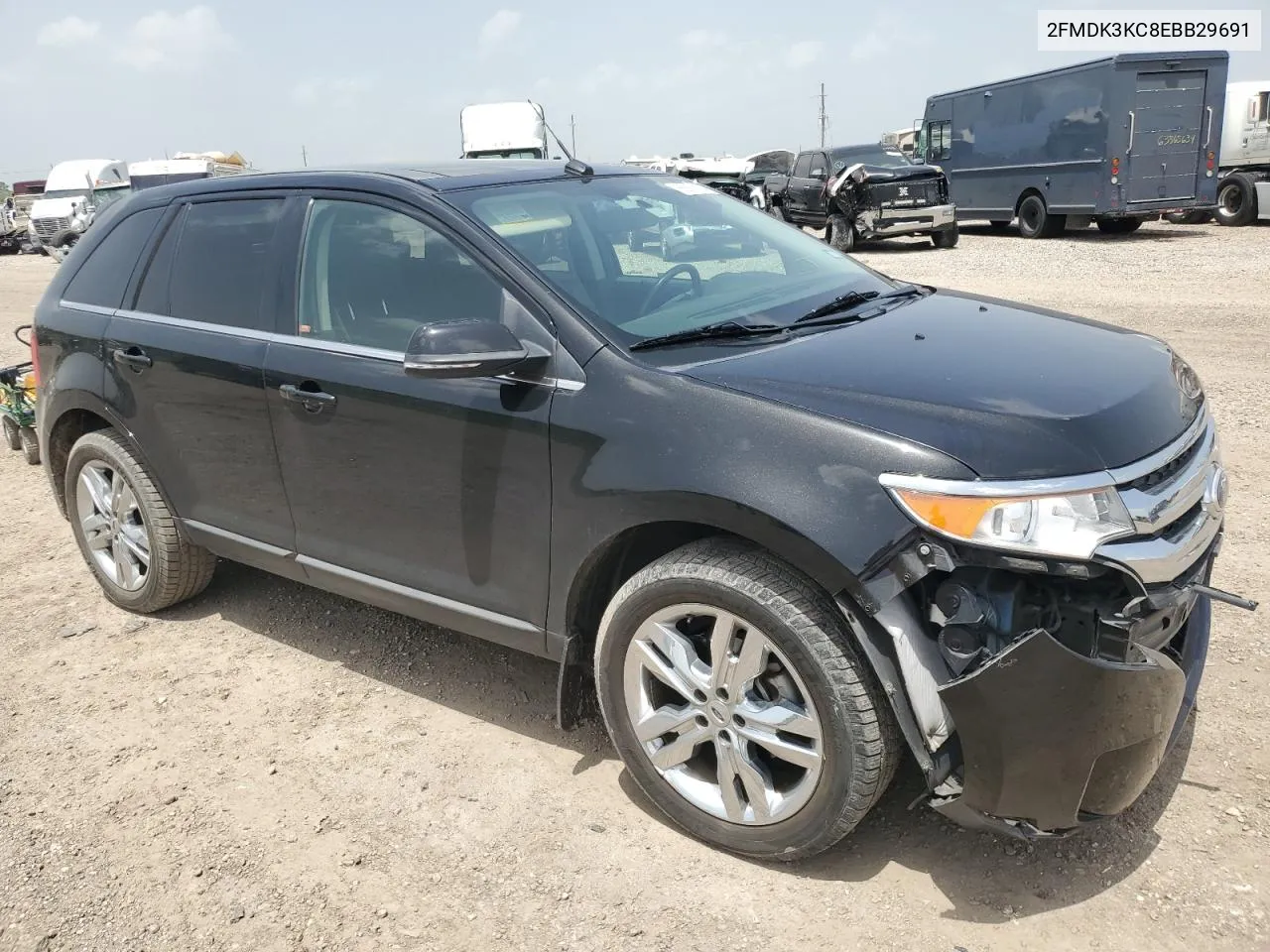 2014 Ford Edge Limited VIN: 2FMDK3KC8EBB29691 Lot: 79100704