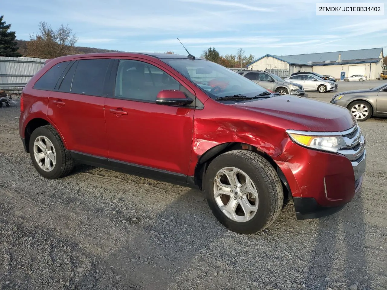 2014 Ford Edge Sel VIN: 2FMDK4JC1EBB34402 Lot: 79257994