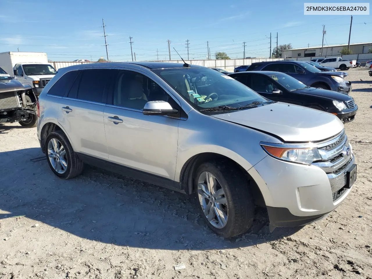 2014 Ford Edge Limited VIN: 2FMDK3KC6EBA24700 Lot: 80241034