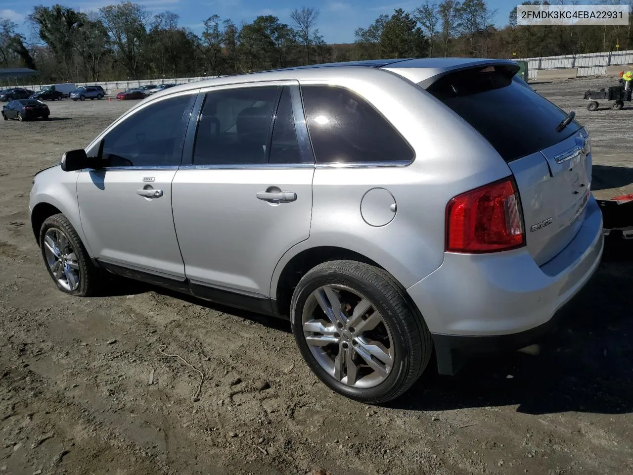 2014 Ford Edge Limited VIN: 2FMDK3KC4EBA22931 Lot: 80448334