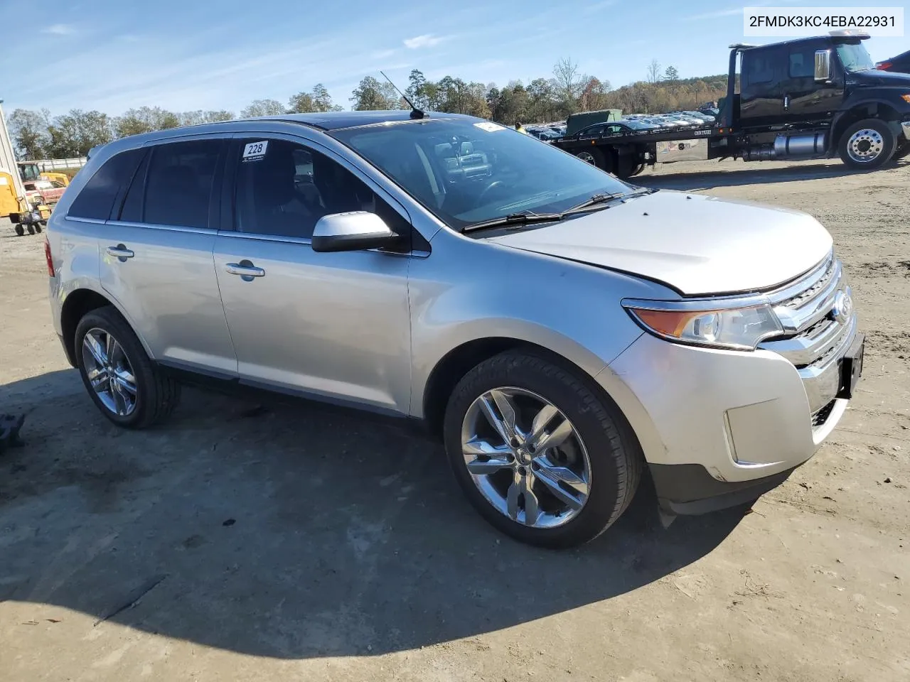 2014 Ford Edge Limited VIN: 2FMDK3KC4EBA22931 Lot: 80448334