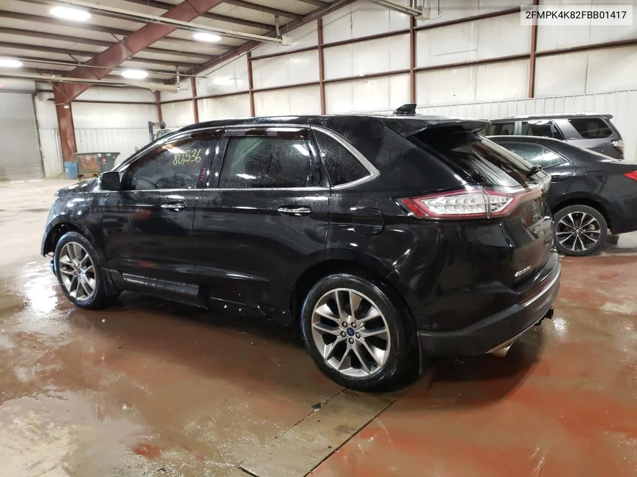 2015 Ford Edge Titanium VIN: 2FMPK4K82FBB01417 Lot: 54352024