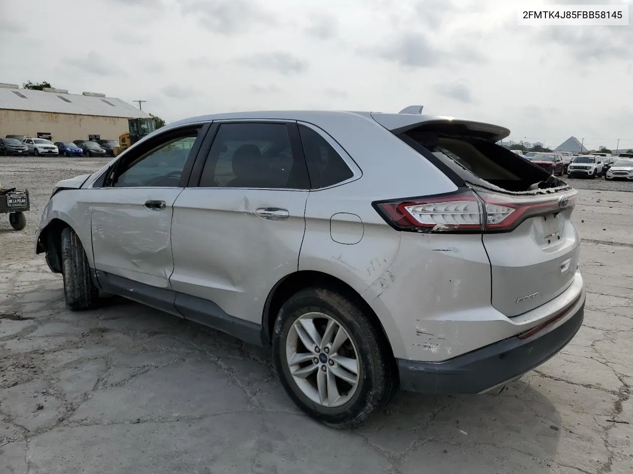 2015 Ford Edge Sel VIN: 2FMTK4J85FBB58145 Lot: 55716574