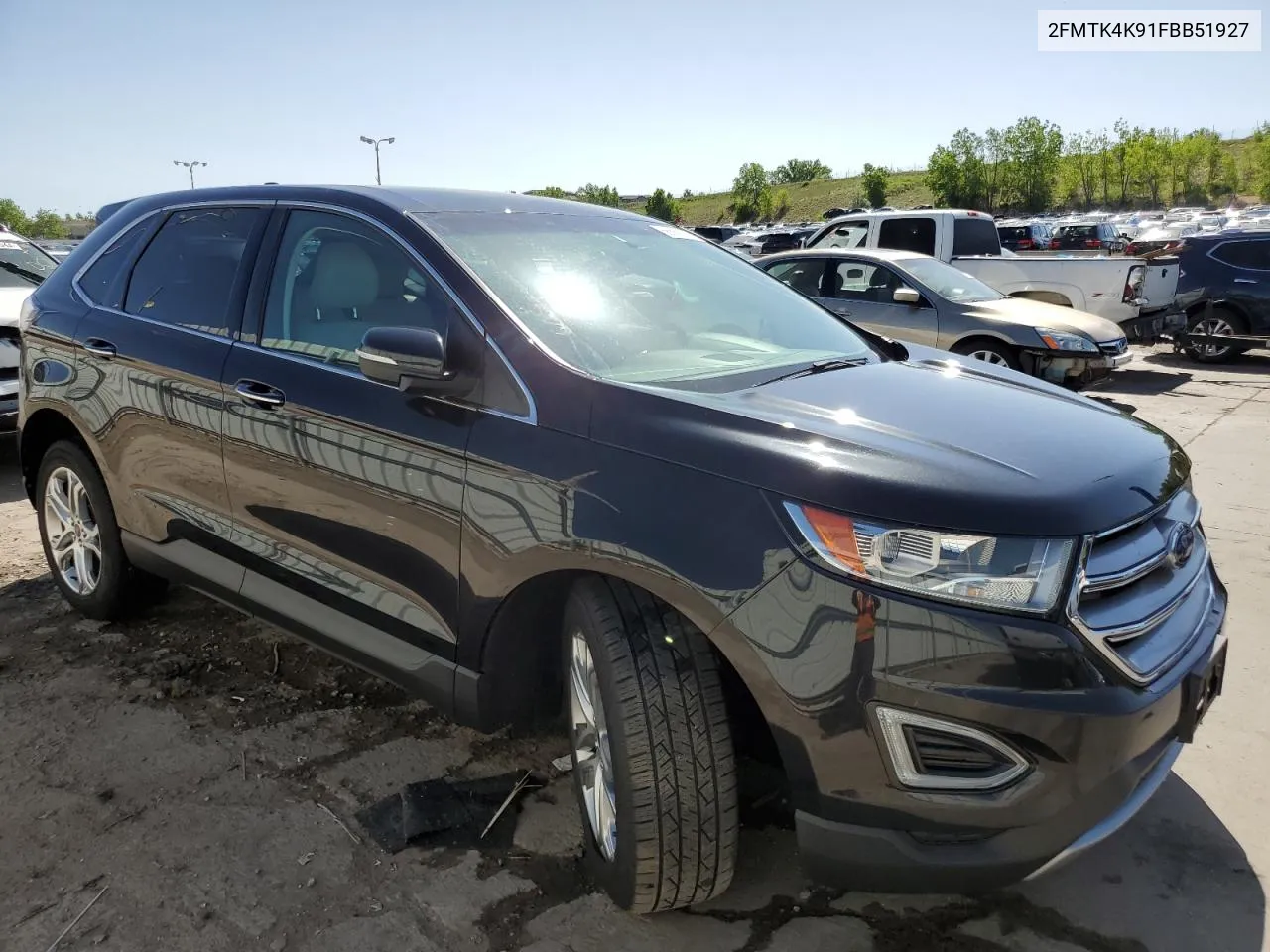 2FMTK4K91FBB51927 2015 Ford Edge Titanium