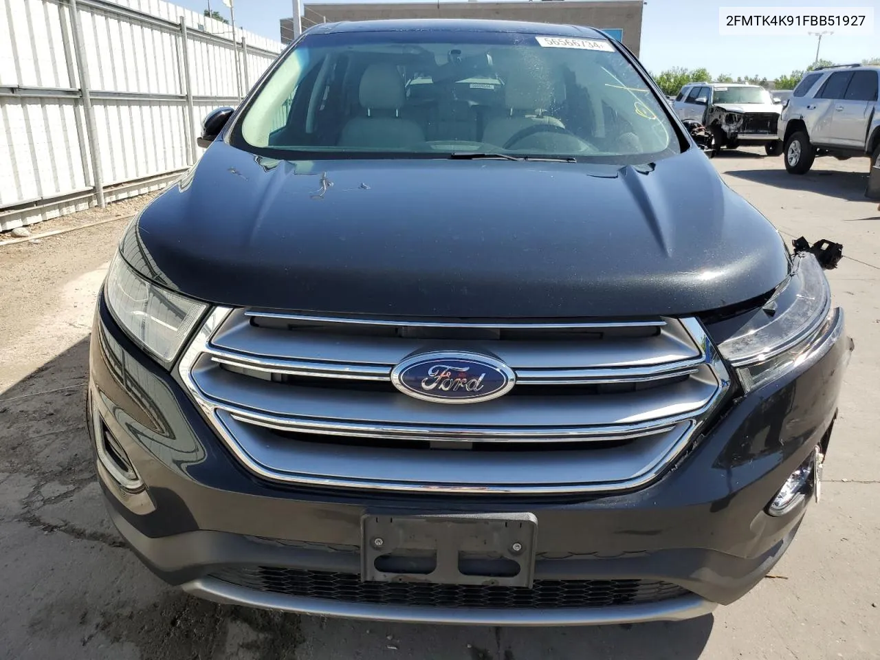 2015 Ford Edge Titanium VIN: 2FMTK4K91FBB51927 Lot: 56566734