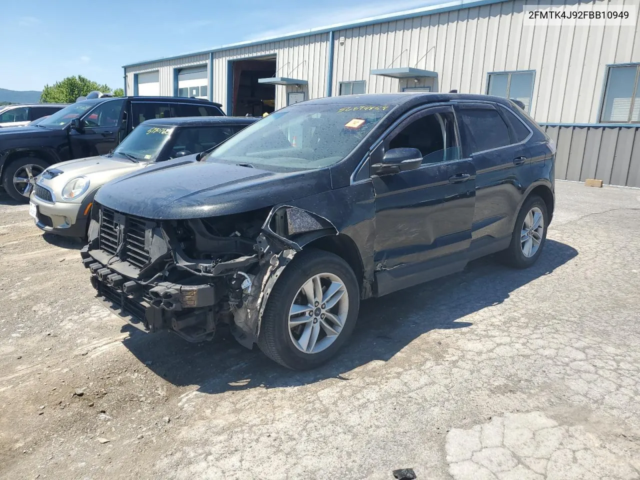 2015 Ford Edge Sel VIN: 2FMTK4J92FBB10949 Lot: 56894854