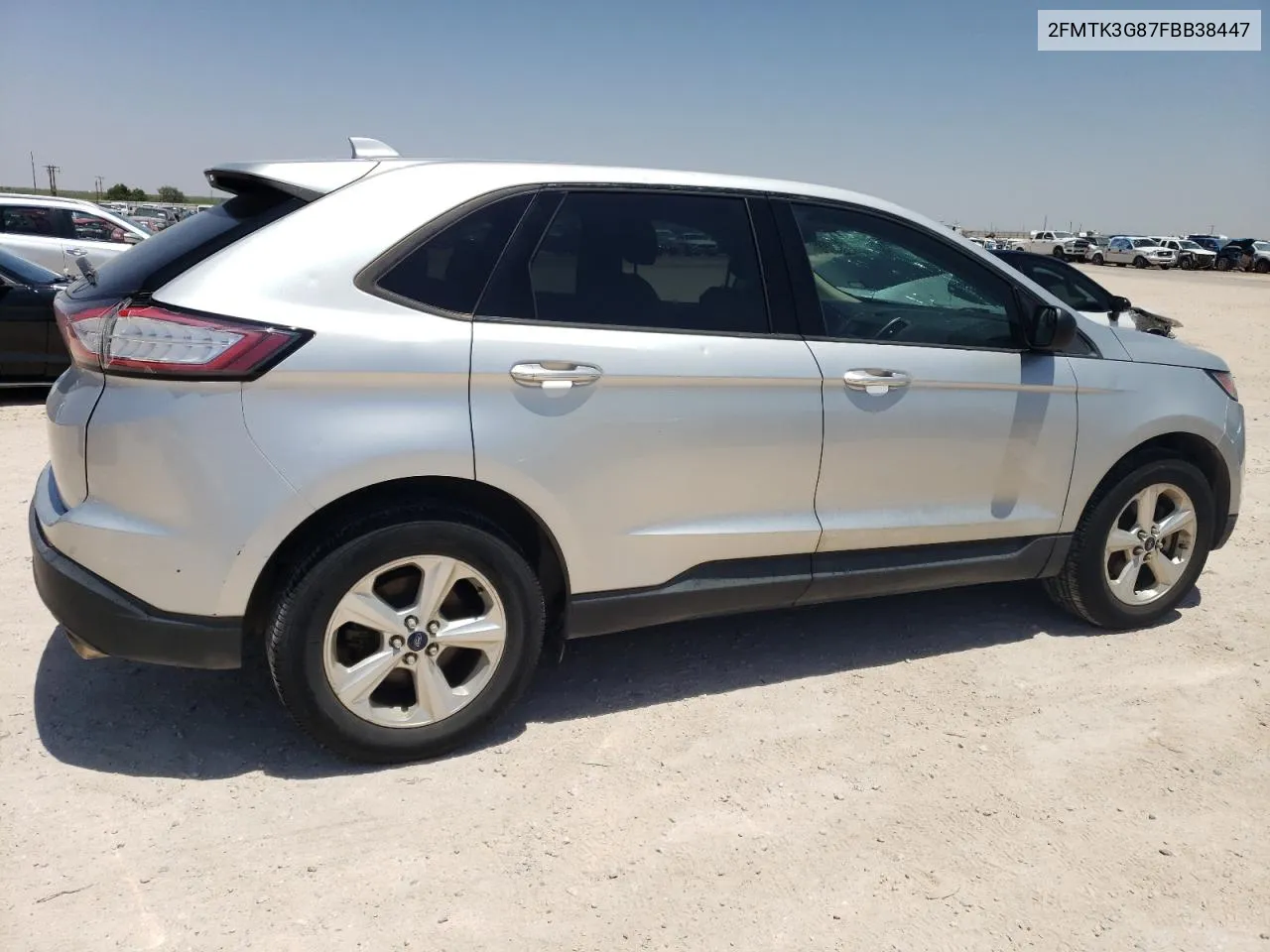 2015 Ford Edge Se VIN: 2FMTK3G87FBB38447 Lot: 59076014