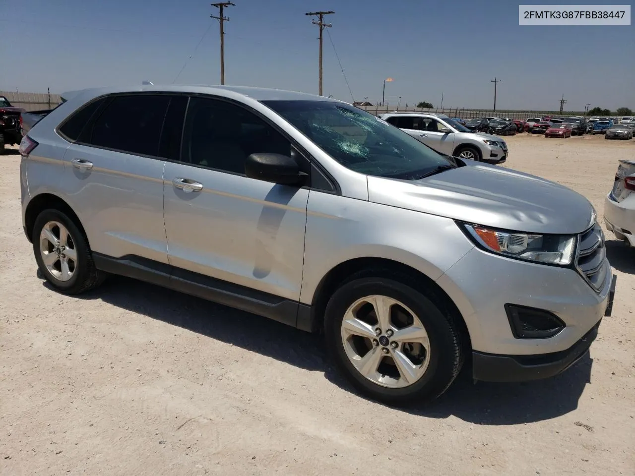 2FMTK3G87FBB38447 2015 Ford Edge Se