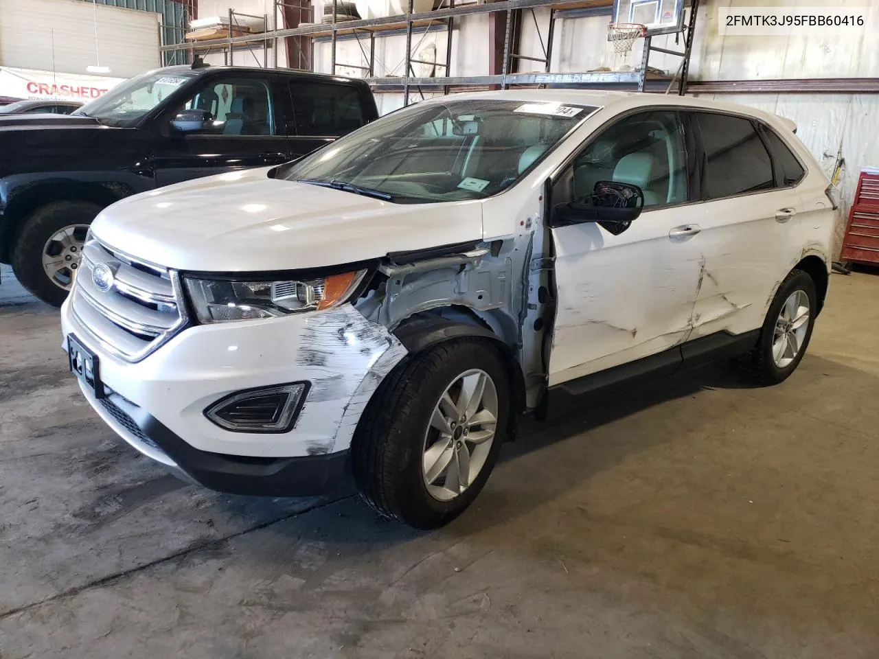 2015 Ford Edge Sel VIN: 2FMTK3J95FBB60416 Lot: 61112204