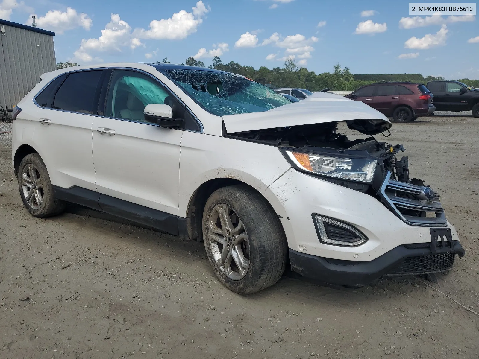 2FMPK4K83FBB75610 2015 Ford Edge Titanium