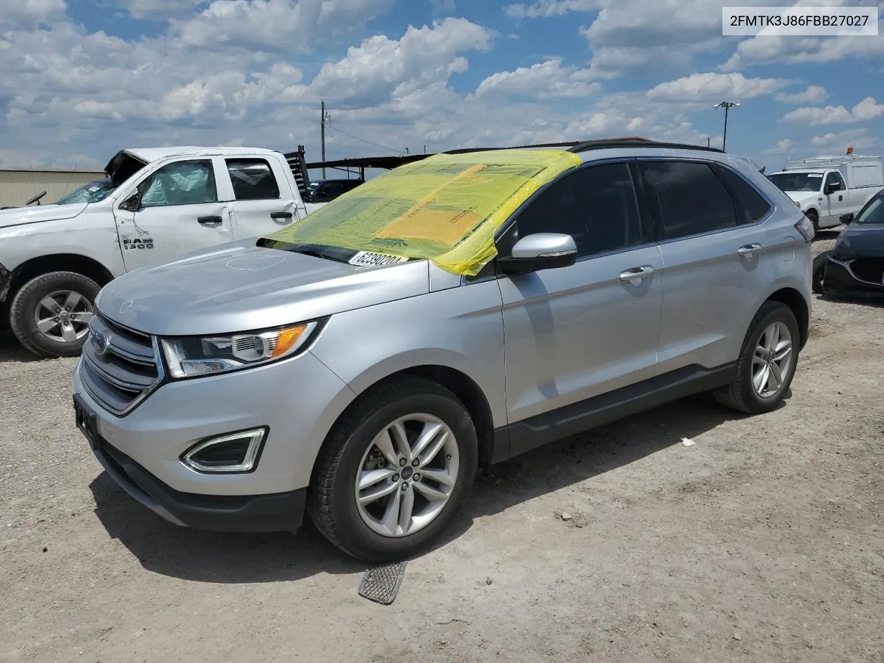 2FMTK3J86FBB27027 2015 Ford Edge Sel