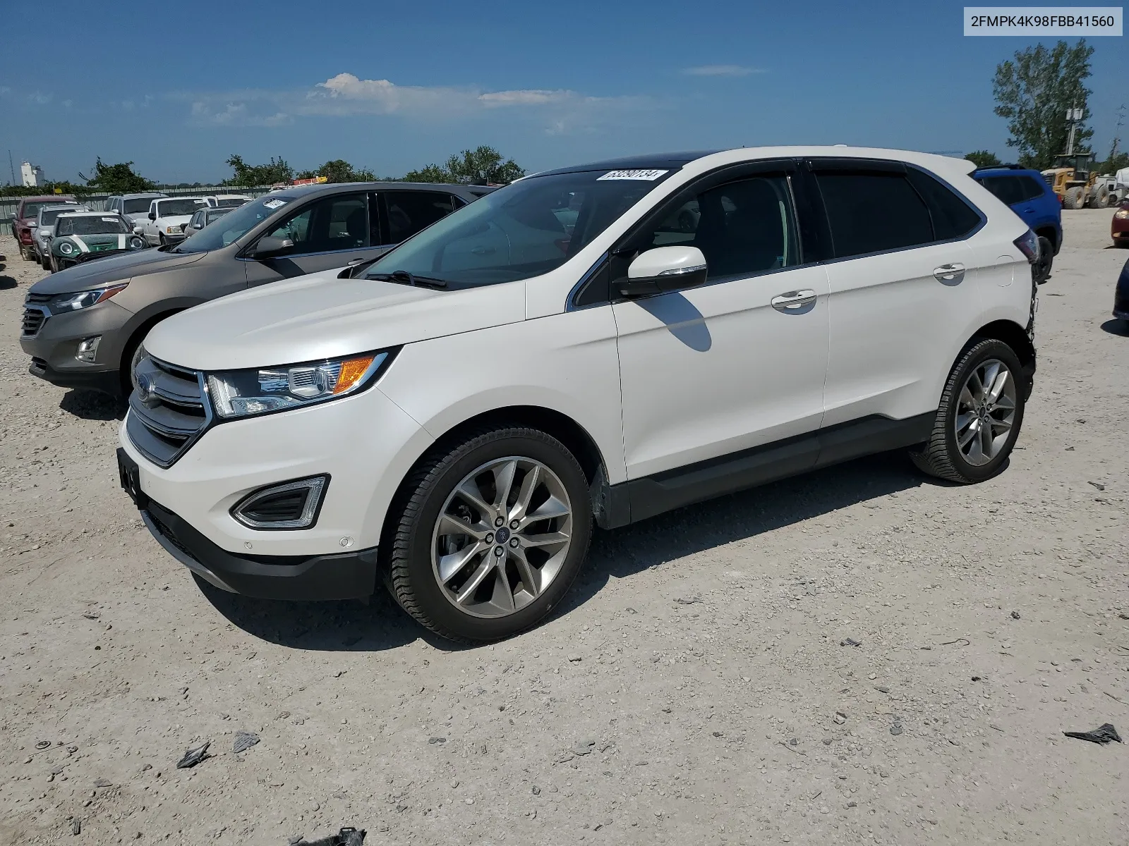 2FMPK4K98FBB41560 2015 Ford Edge Titanium