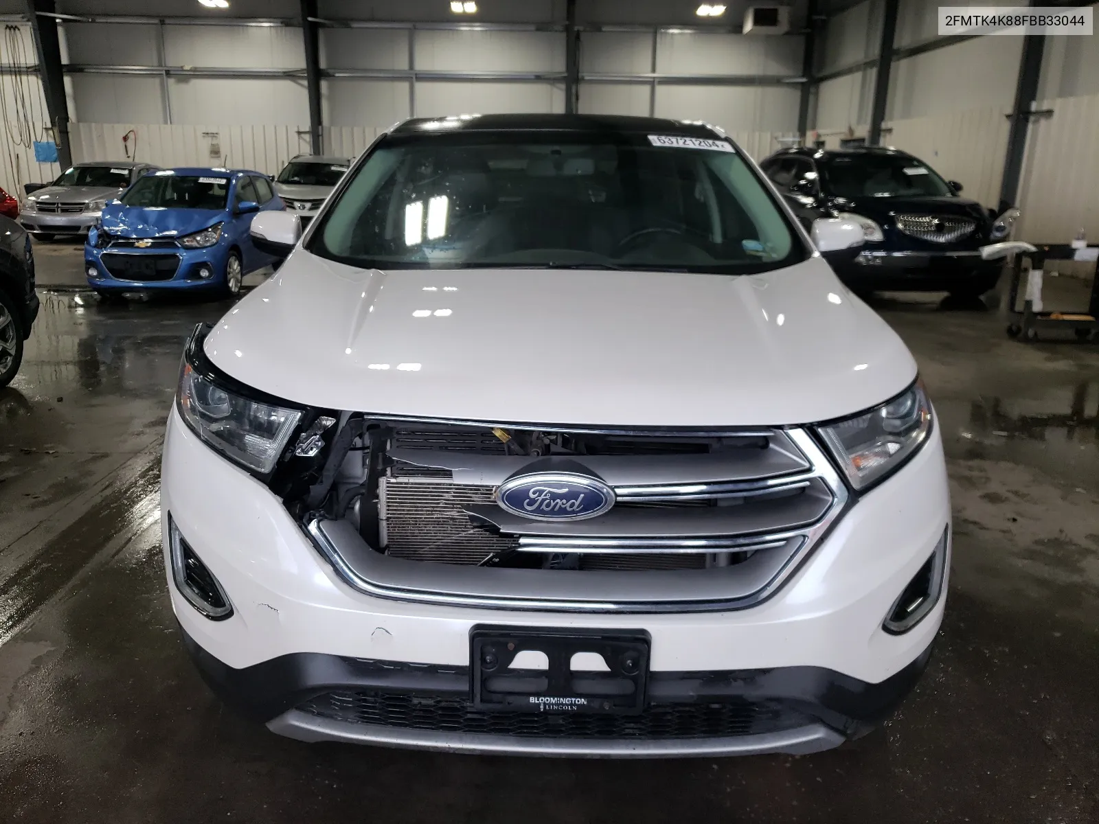 2015 Ford Edge Titanium VIN: 2FMTK4K88FBB33044 Lot: 63721204