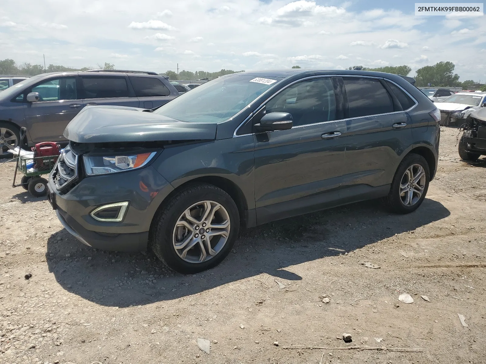 2FMTK4K99FBB00062 2015 Ford Edge Titanium