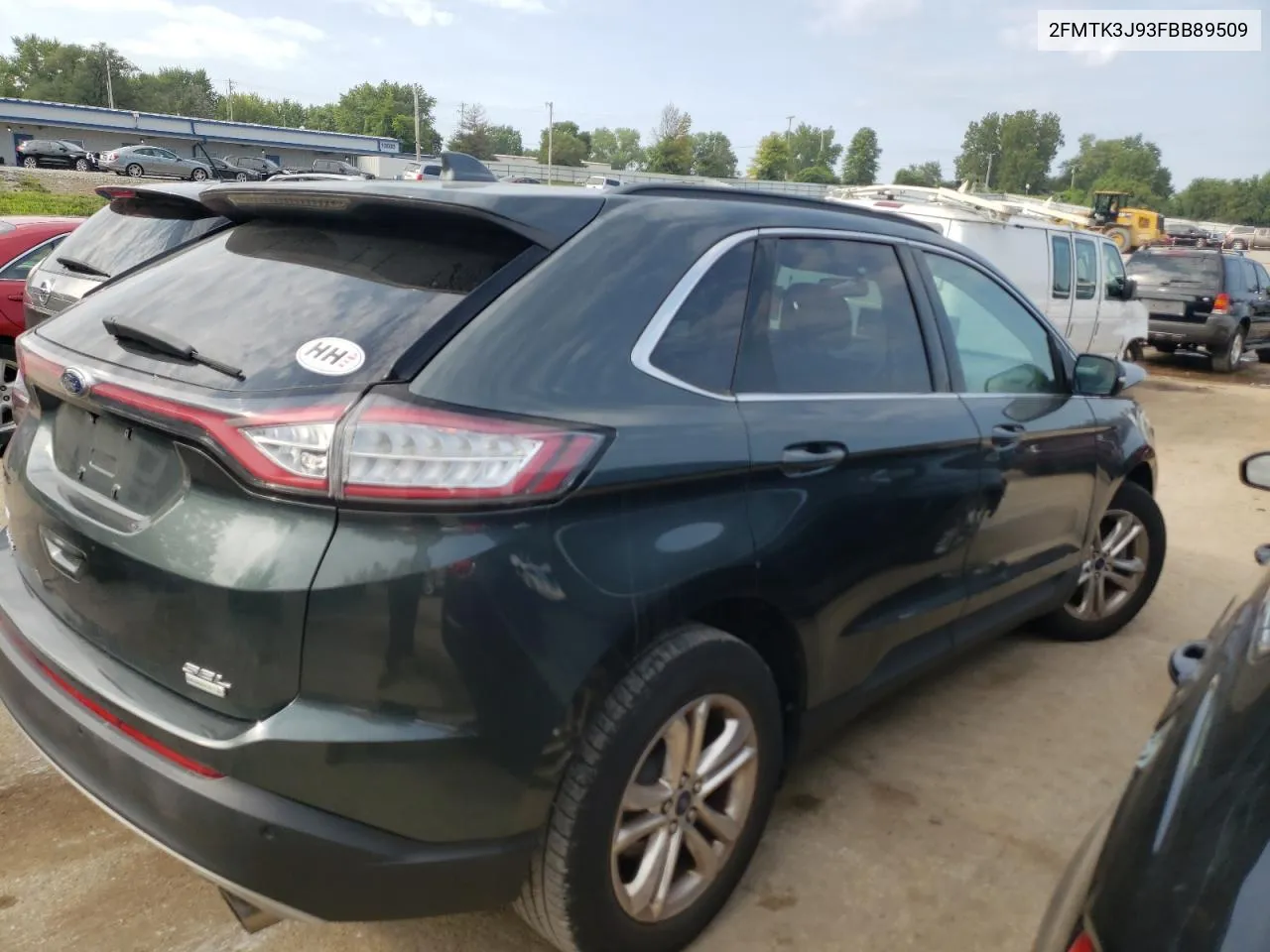 2015 Ford Edge Sel VIN: 2FMTK3J93FBB89509 Lot: 64024434