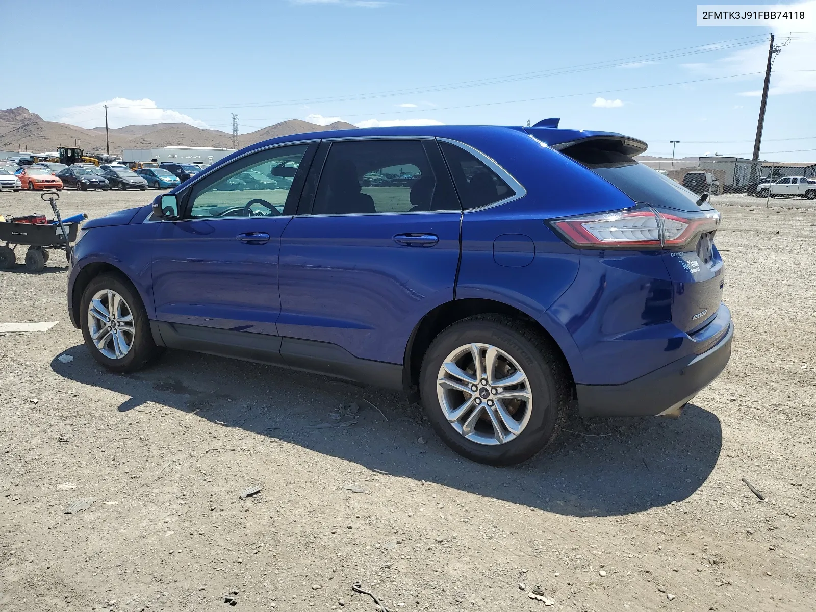 2015 Ford Edge Sel VIN: 2FMTK3J91FBB74118 Lot: 64068344