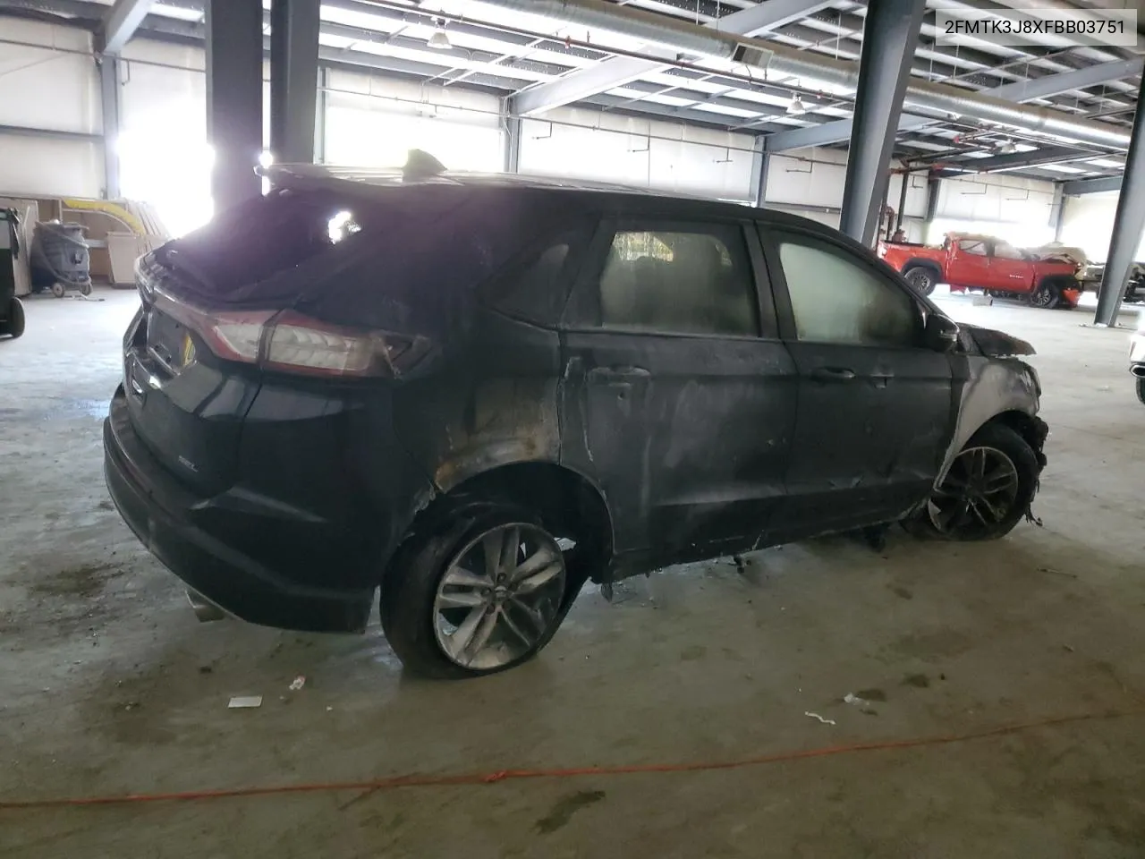 2FMTK3J8XFBB03751 2015 Ford Edge Sel