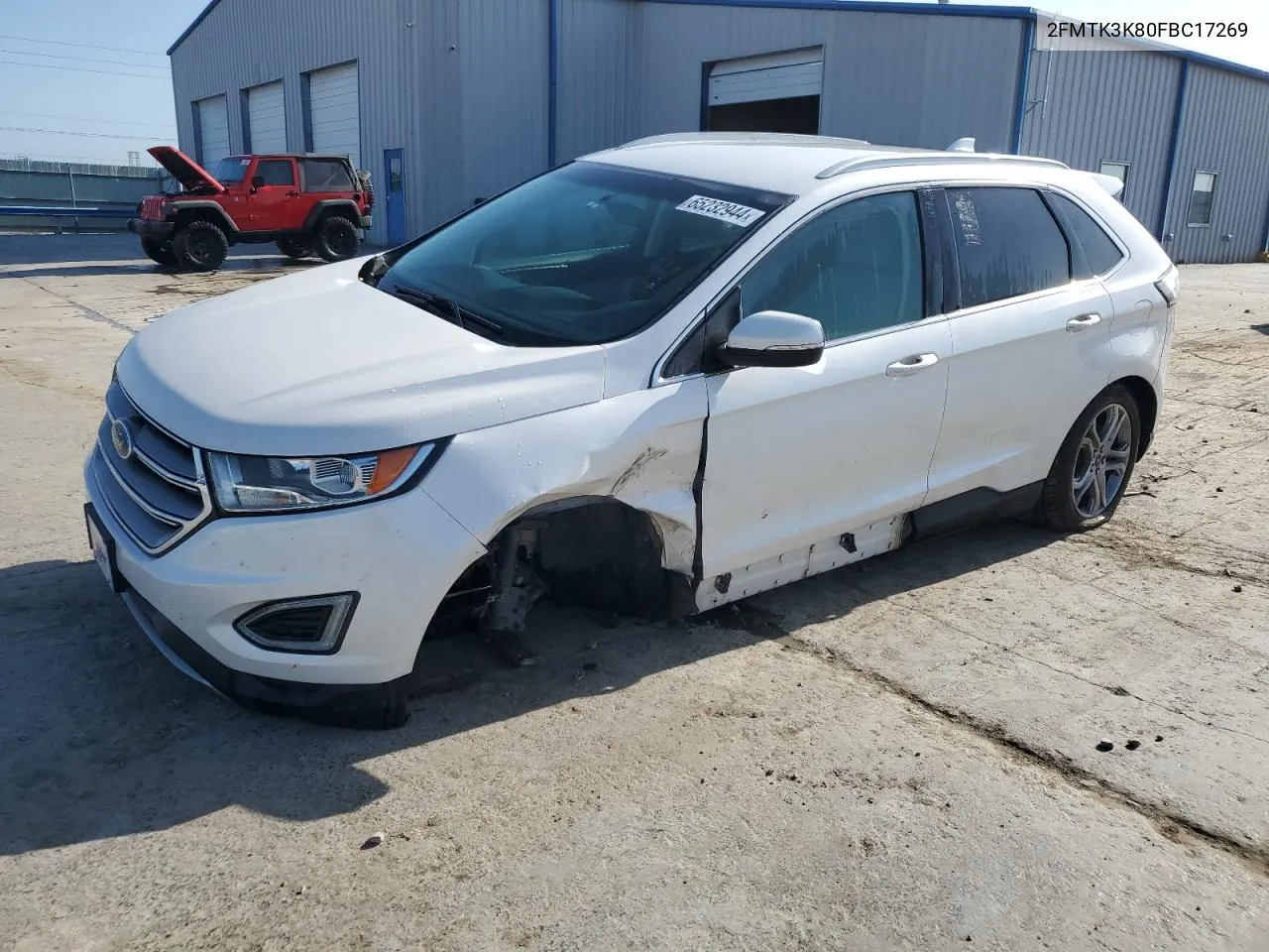 2015 Ford Edge Titanium VIN: 2FMTK3K80FBC17269 Lot: 65232944