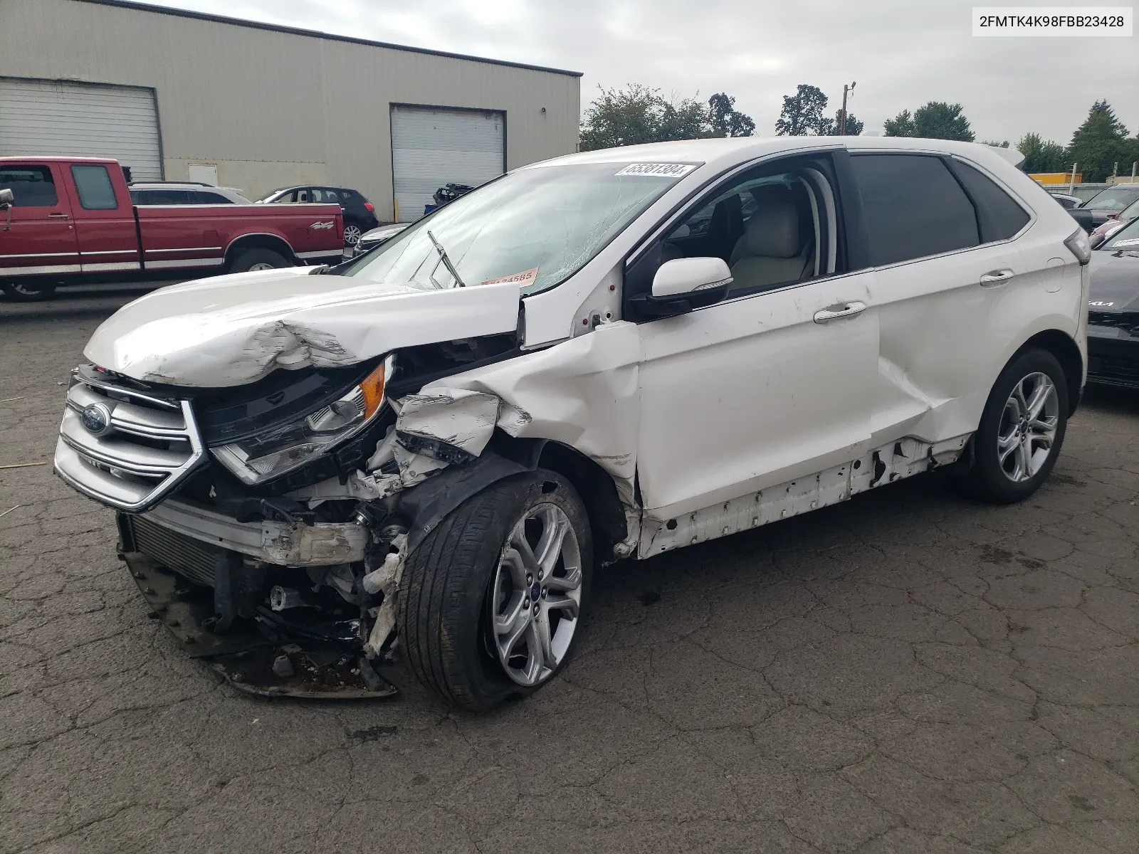 2FMTK4K98FBB23428 2015 Ford Edge Titanium