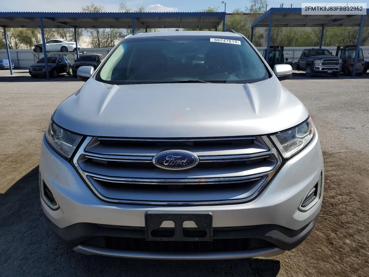 2015 Ford Edge Sel VIN: 2FMTK3J83FBB32962 Lot: 66247814