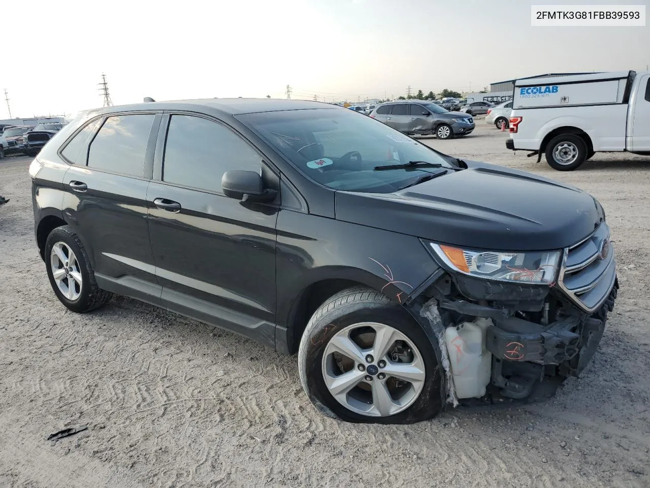 2FMTK3G81FBB39593 2015 Ford Edge Se