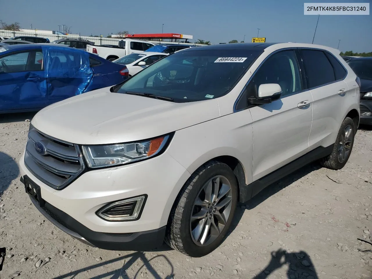 2FMTK4K85FBC31240 2015 Ford Edge Titanium