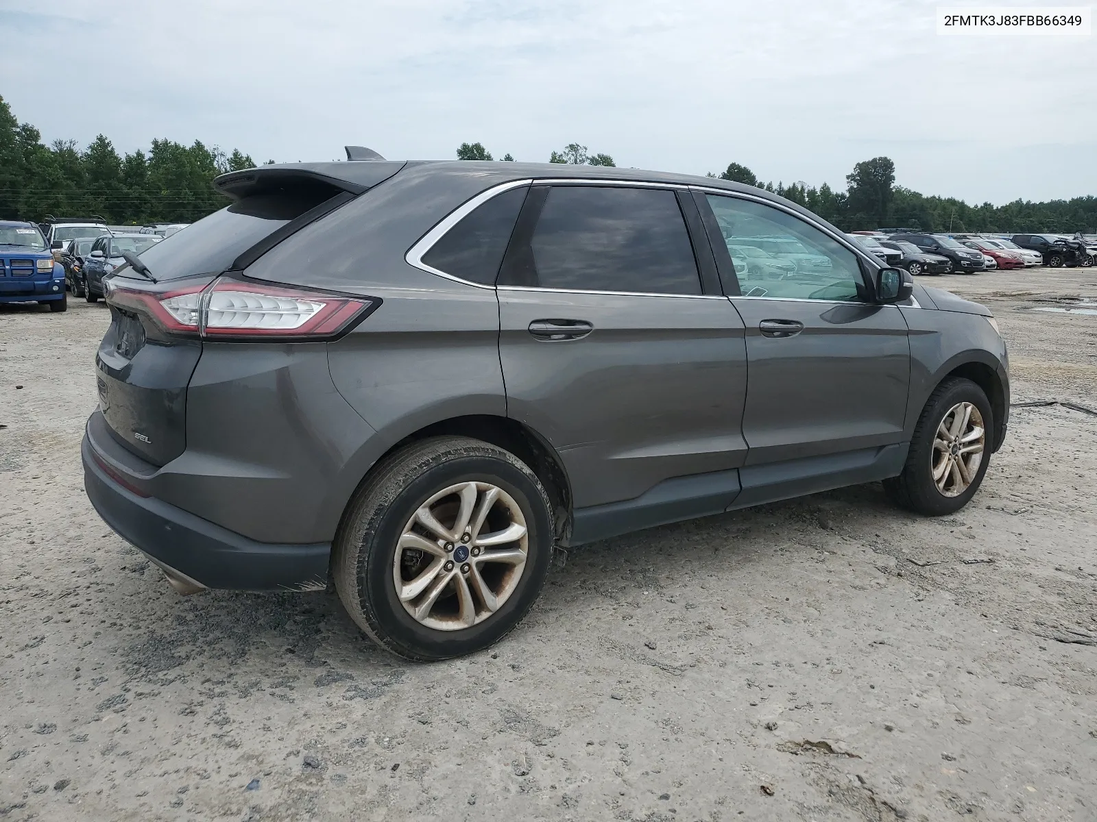 2015 Ford Edge Sel VIN: 2FMTK3J83FBB66349 Lot: 67215984