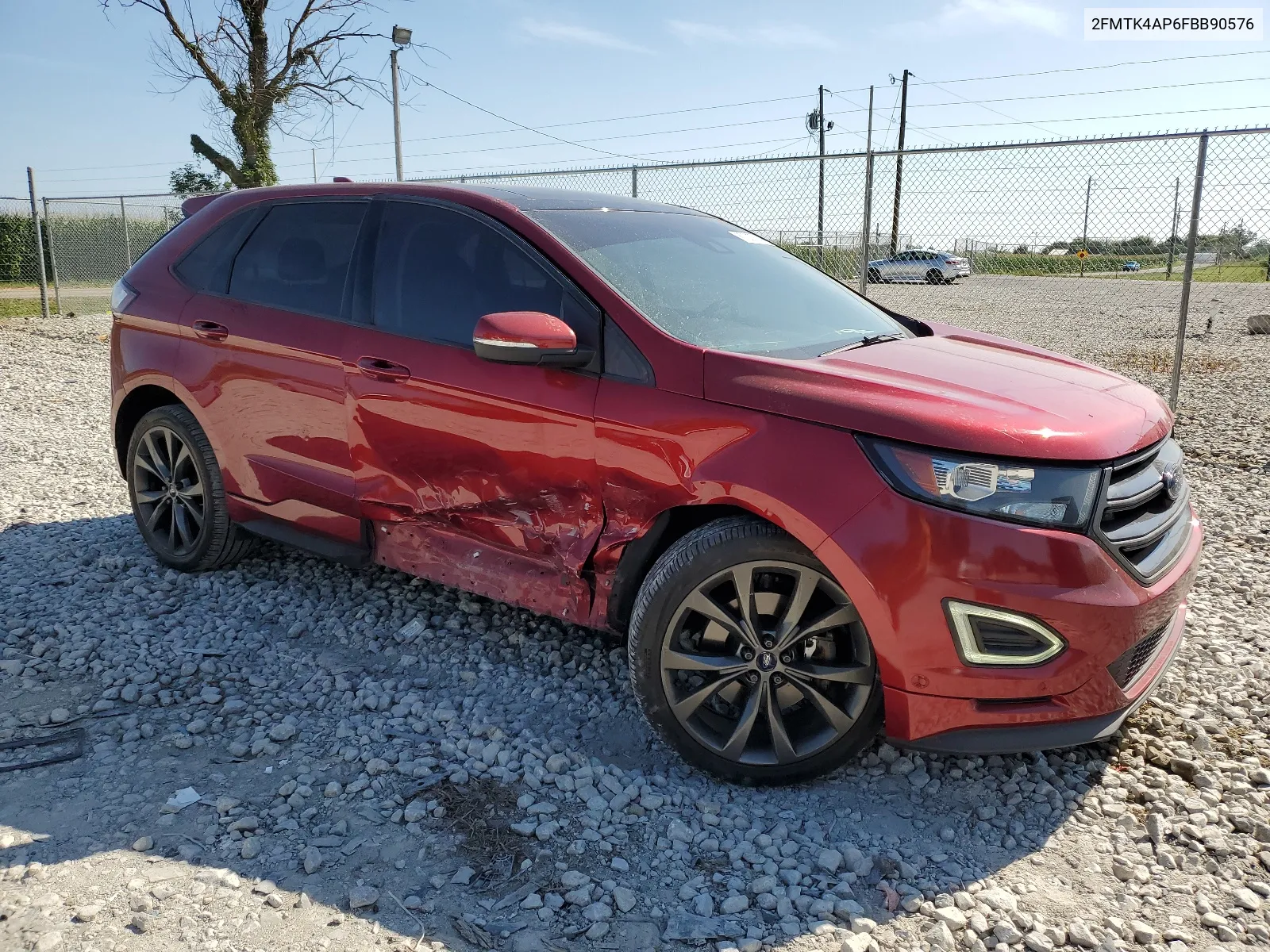 2FMTK4AP6FBB90576 2015 Ford Edge Sport