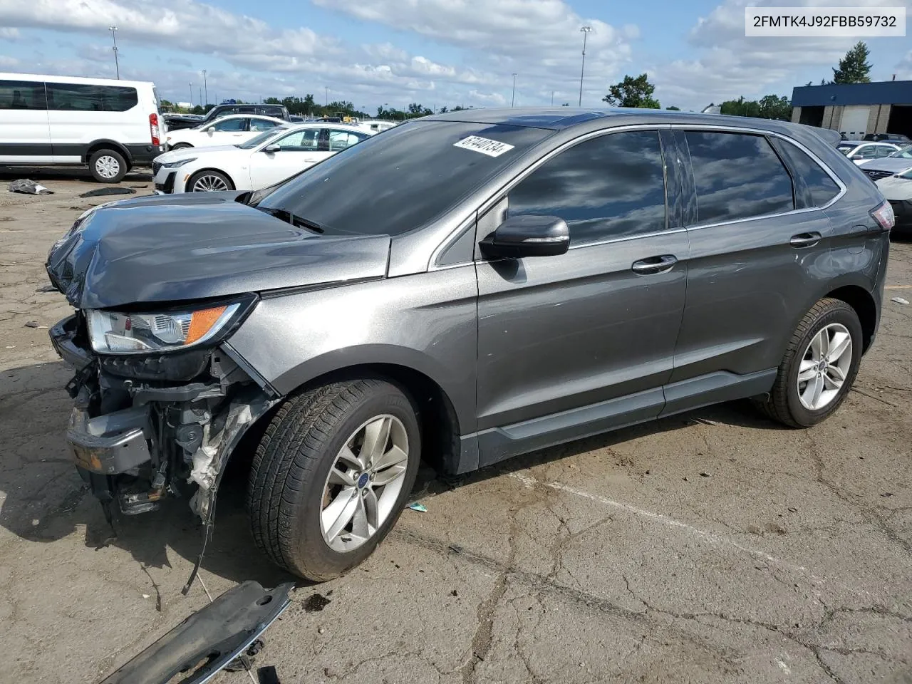 2015 Ford Edge Sel VIN: 2FMTK4J92FBB59732 Lot: 67440134