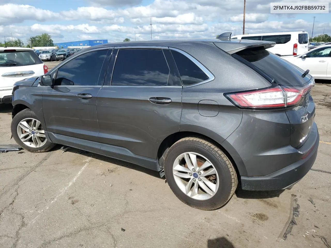 2015 Ford Edge Sel VIN: 2FMTK4J92FBB59732 Lot: 67440134