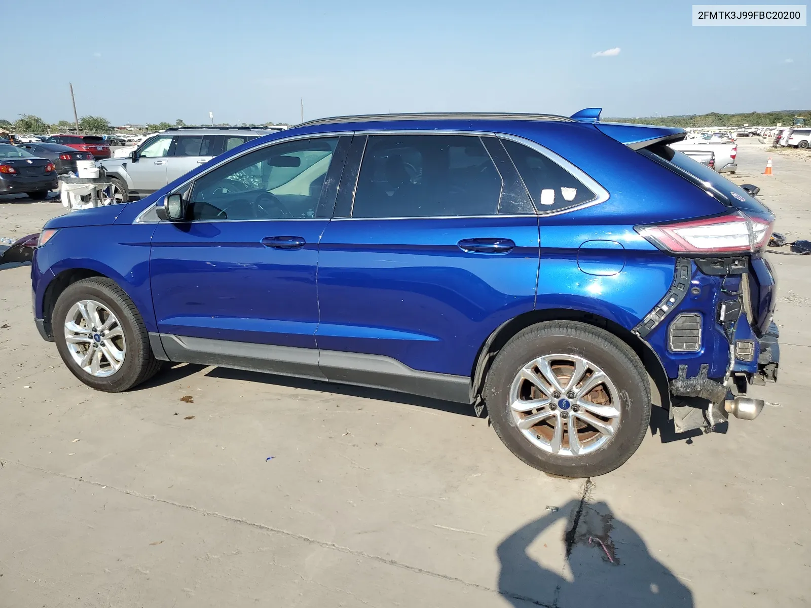 2015 Ford Edge Sel VIN: 2FMTK3J99FBC20200 Lot: 67499384