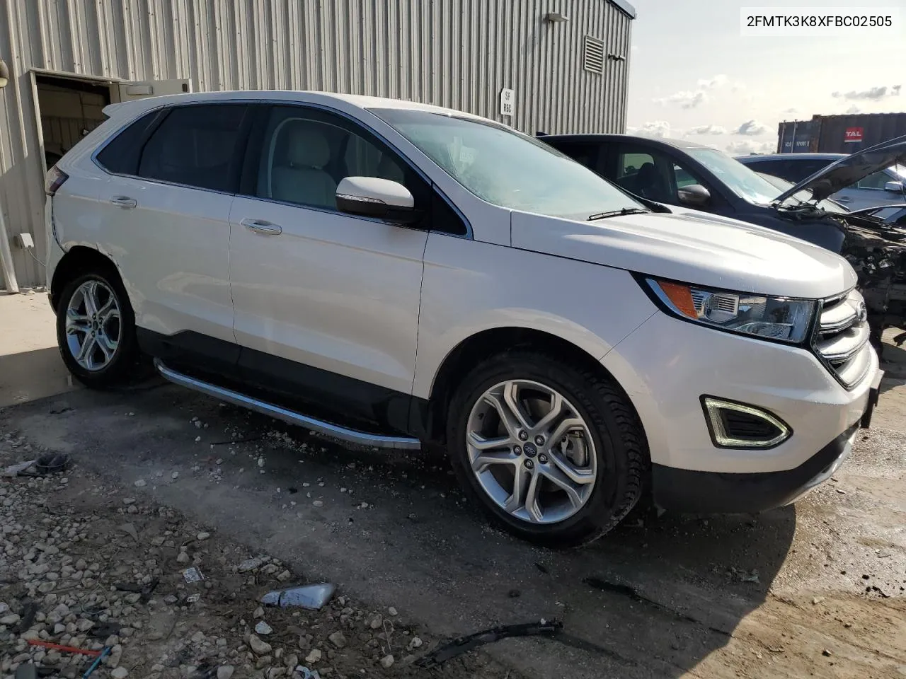 2015 Ford Edge Titanium VIN: 2FMTK3K8XFBC02505 Lot: 67971164