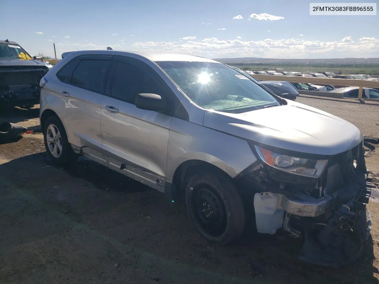 2015 Ford Edge Se VIN: 2FMTK3G83FBB96555 Lot: 68081564