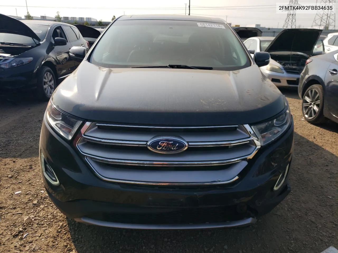 2FMTK4K92FBB34635 2015 Ford Edge Titanium