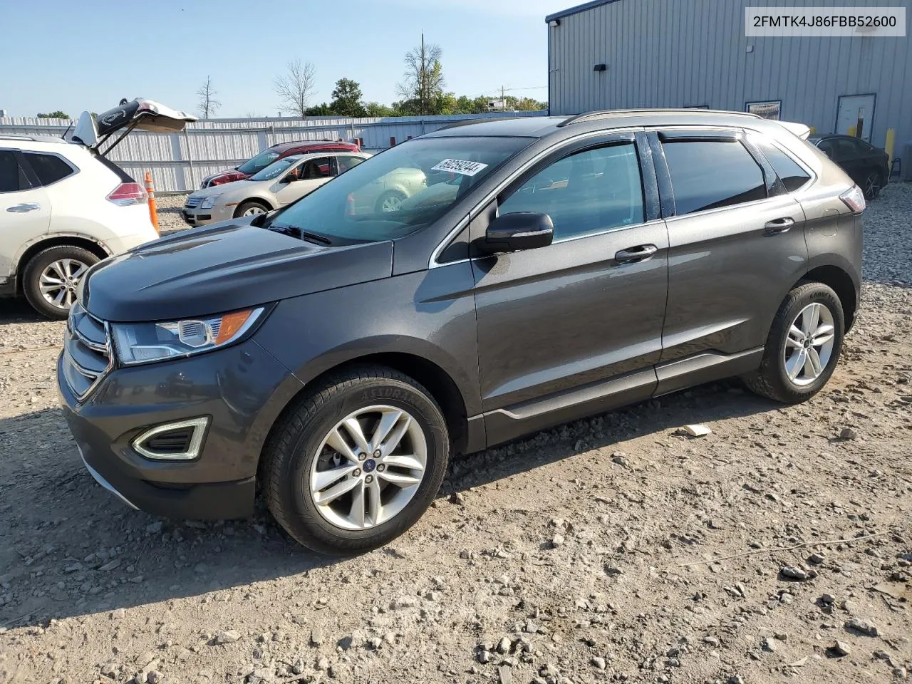 2015 Ford Edge Sel VIN: 2FMTK4J86FBB52600 Lot: 69259244