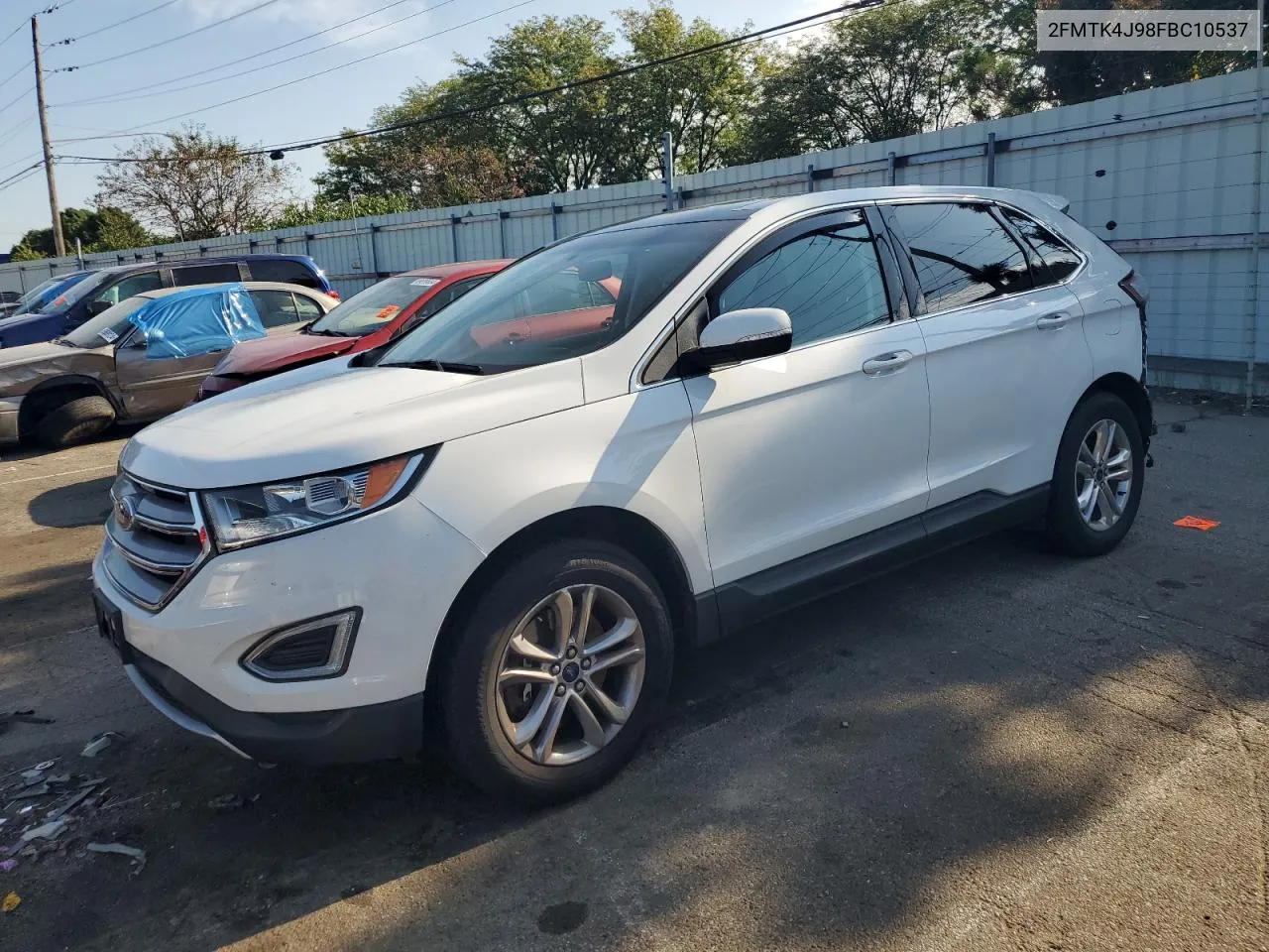 2015 Ford Edge Sel VIN: 2FMTK4J98FBC10537 Lot: 69370254