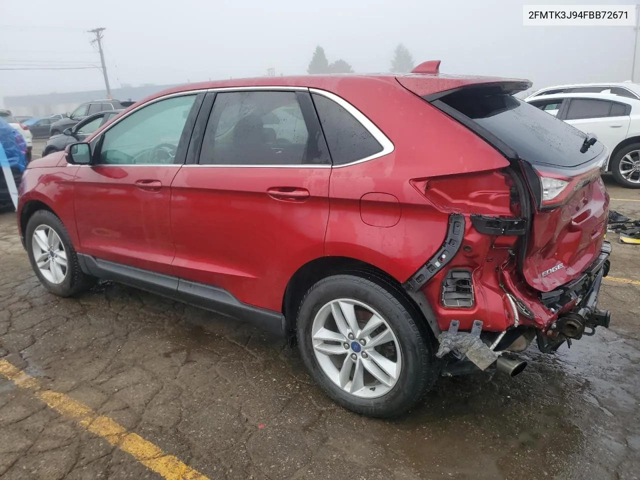 2FMTK3J94FBB72671 2015 Ford Edge Sel